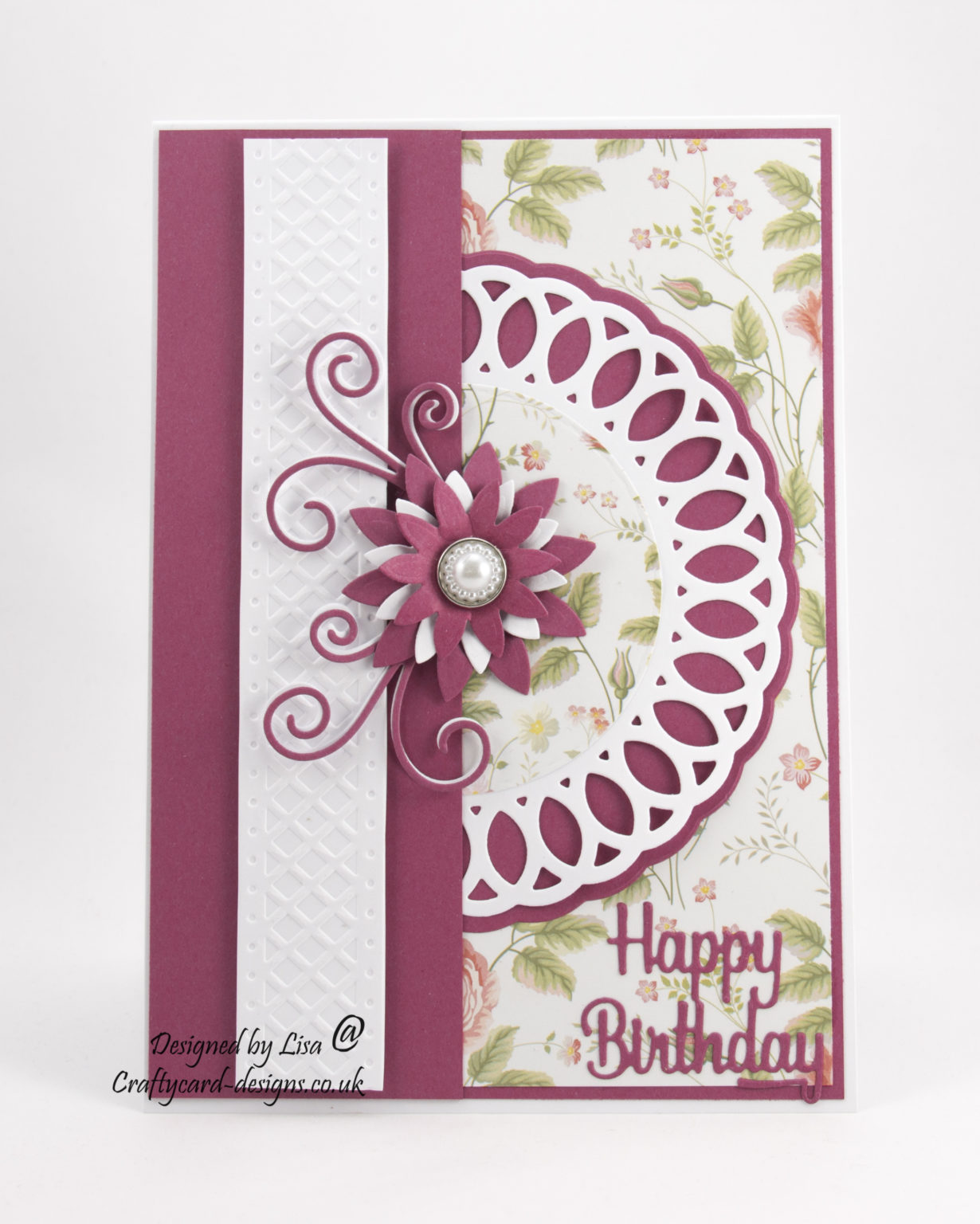 Vintage Rose Garden Paper Pad - Crafty Card Designs