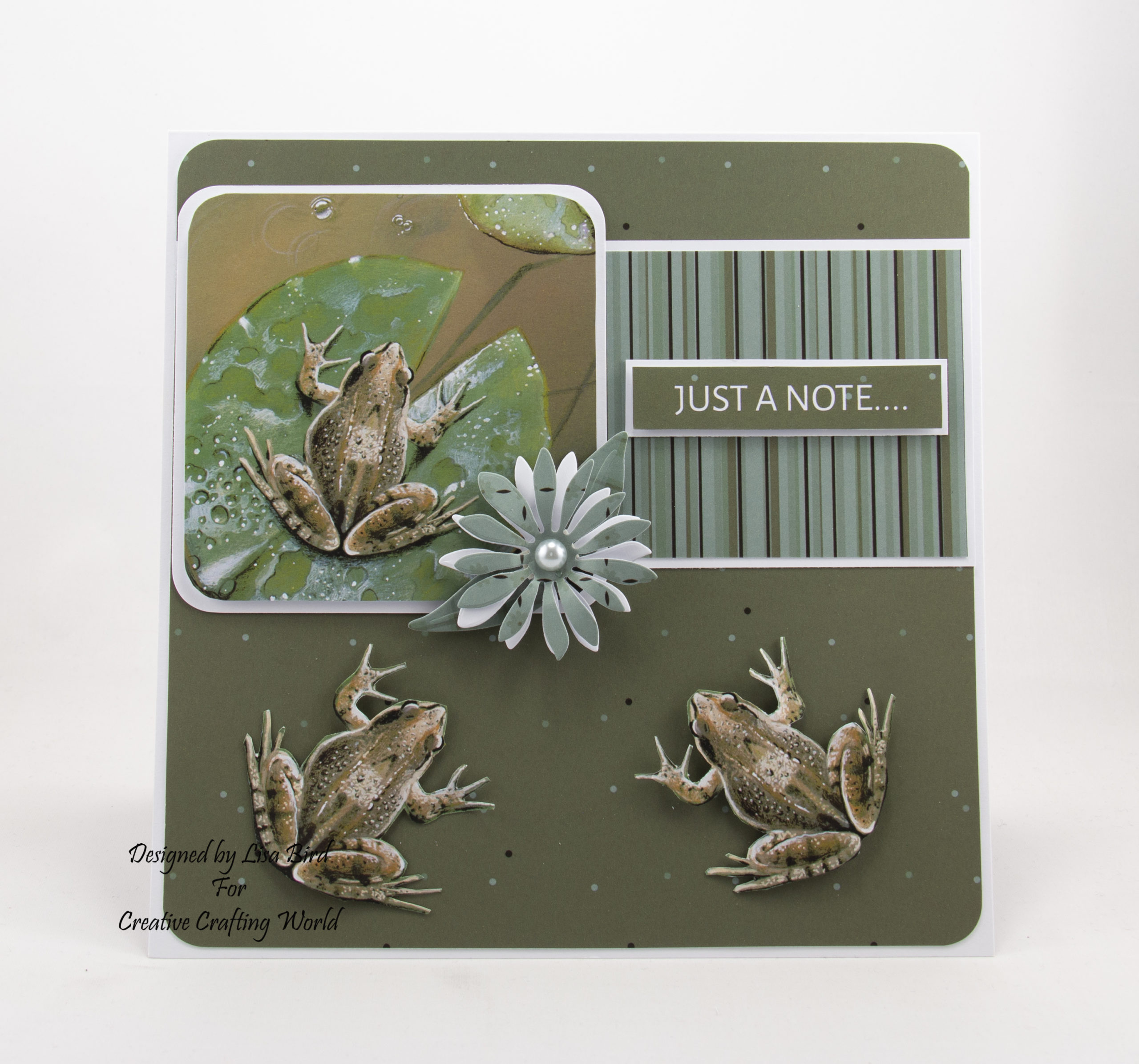 BRITISH WILDLIFE VOLUME III – The Frog - Crafty Card Designs