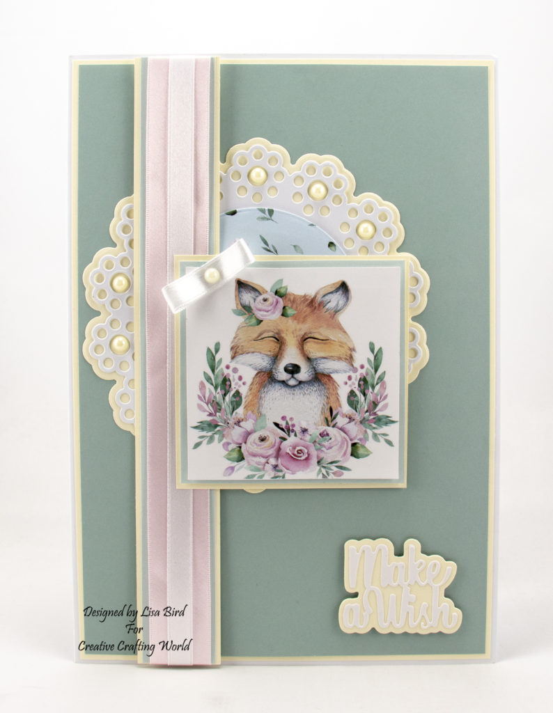 This handmade card has been created using the new paper collection from Creative Crafting World called ‘The Magical Forest’.  This is another paper collection from The Paper Boutique range.