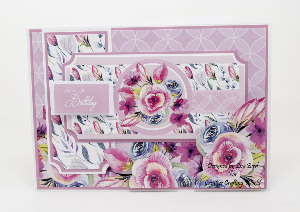 This paper collection is from The Paper Boutique brand called Floral Daze.