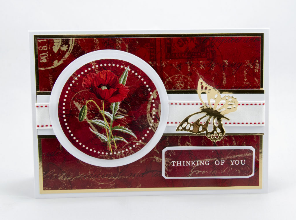 Handmade card using Vintage Botanical