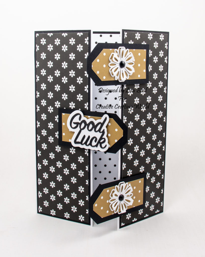 Handmade Gatefold card using Perfect Partners from Creative Crafting World