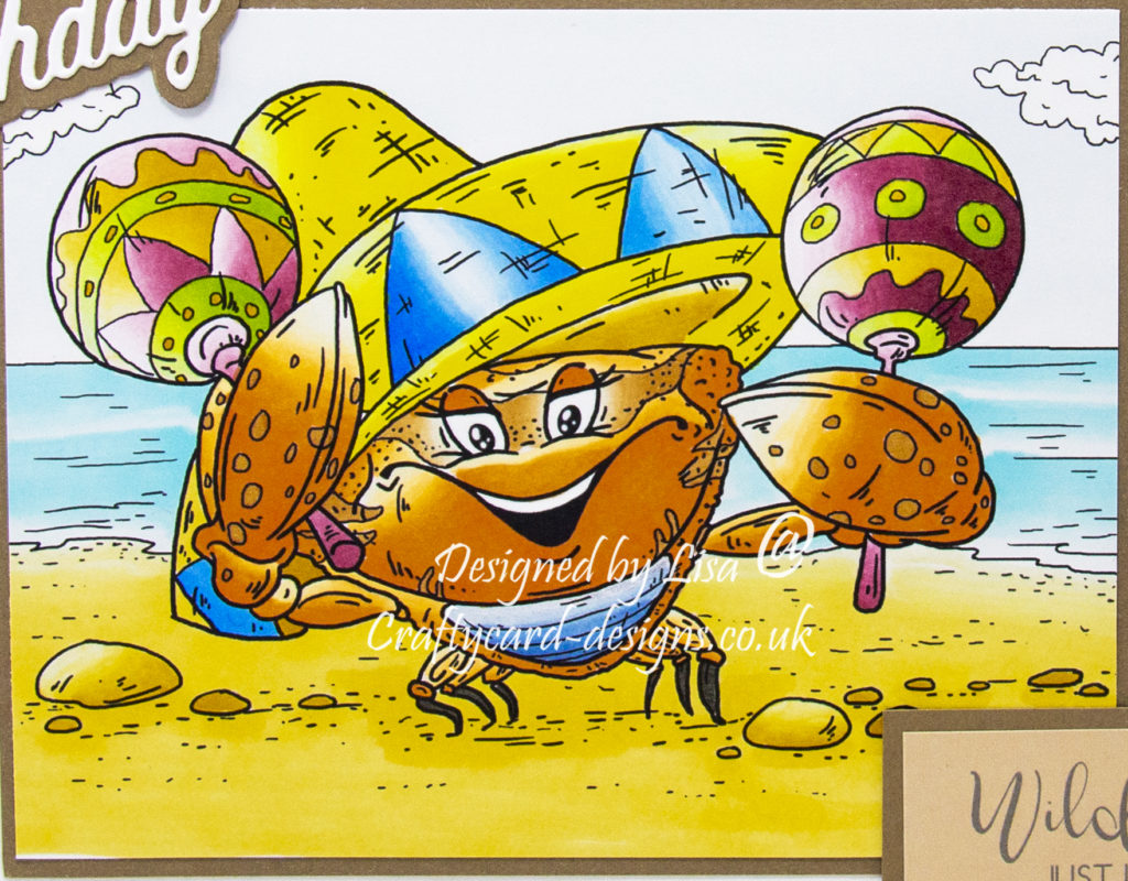 digi image from Fabrika Fantasy called Cheerful Crab.