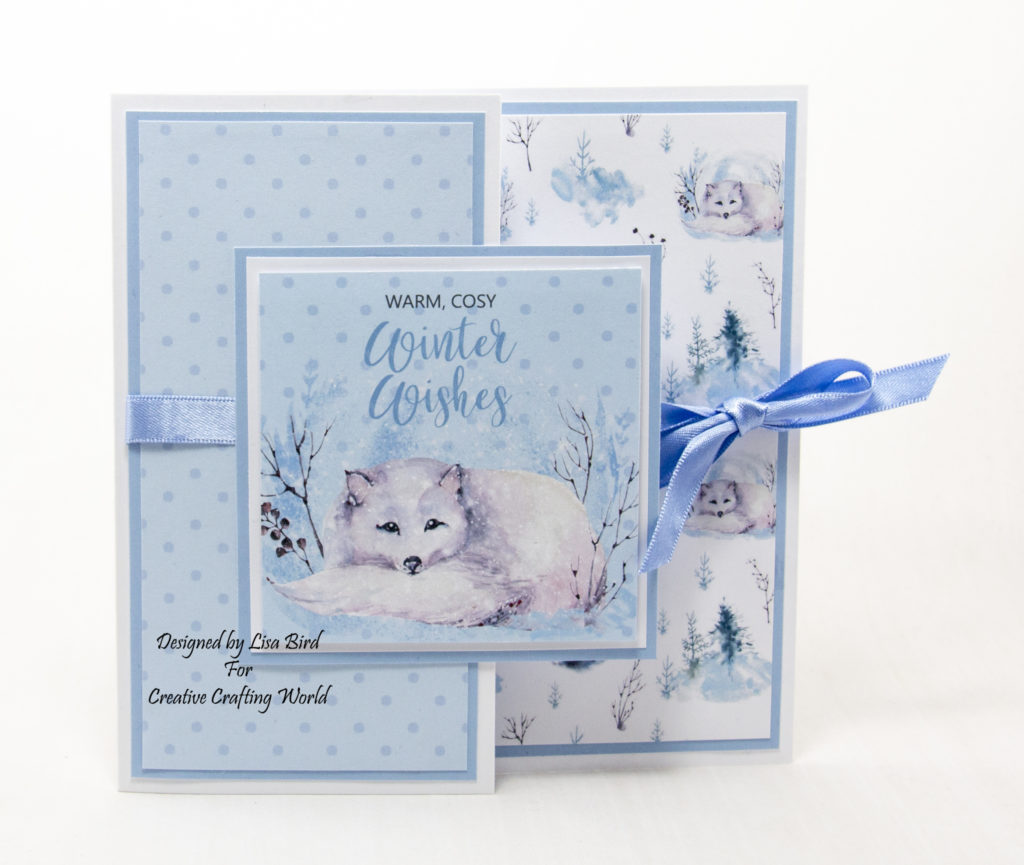 These handmade cards were created using a Paper Boutique paper collection from Creative Crafting World called Christmas Cuddles.