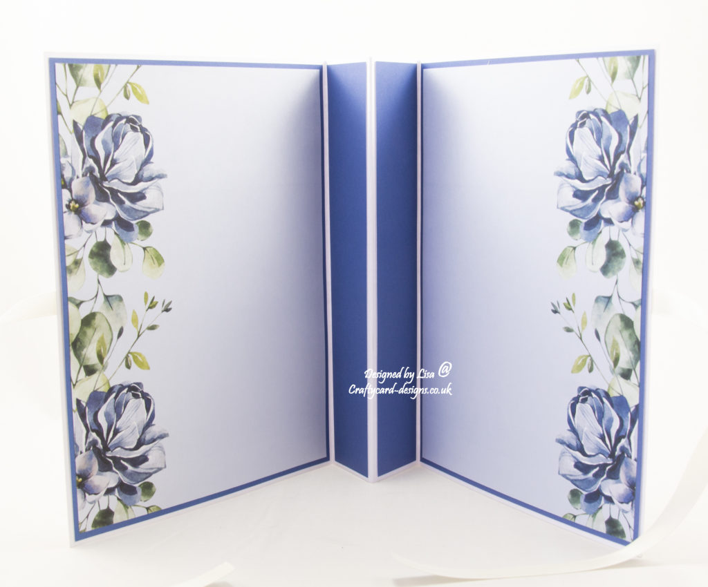 tutorial for an 8" by 8" popup card using Floral Waves paper collection from Creative Crafting World.