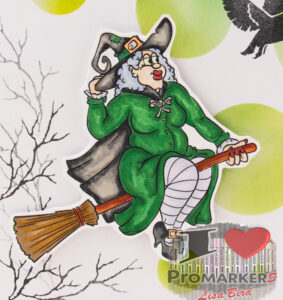 Handmade card using a digital image from Dr Digi's House Of Stamps