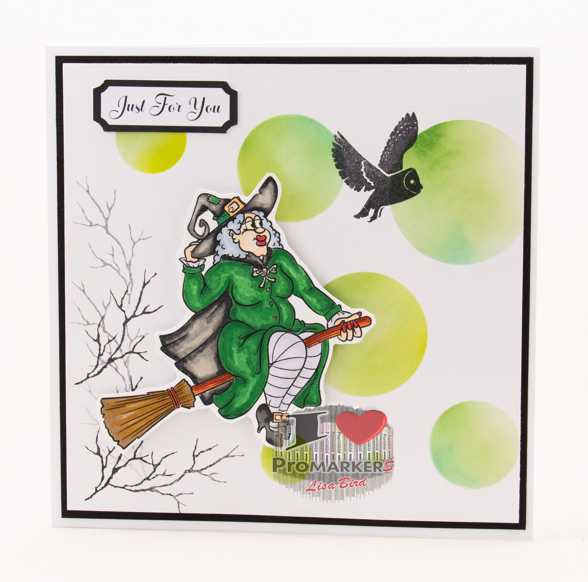 Handmade card using a digital image from Dr Digi's House Of Stamps